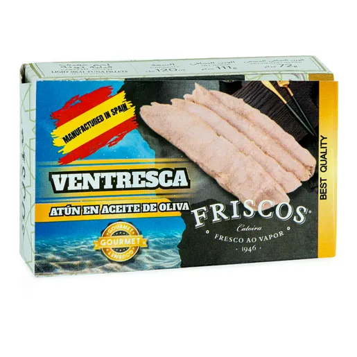 [GF02136] ATUN FILETE EN ACEITE DE OLIVA 120grs CAJA 24UNDS